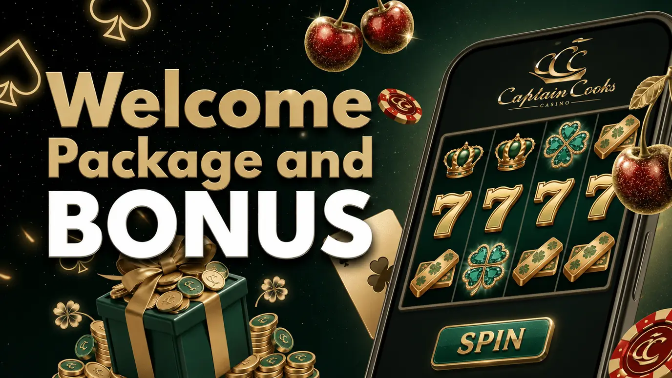 Captain Cooks Casino bonus