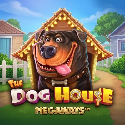 Dog House Megaways slot game tile in the Captain Cooks Casino slots lobby